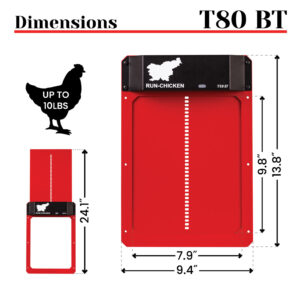 porte poulailler automatique run chicken t80bt 5