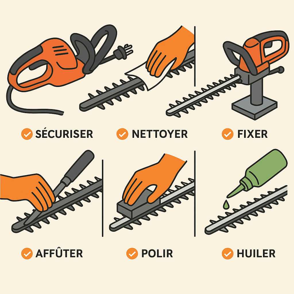 taille haie entretien affutage 1