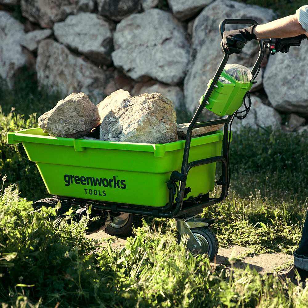 brouette electrique greenworks 4