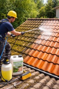 anti mousse homme toiture 1