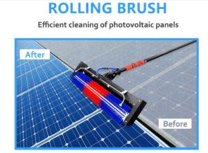perche brosse rotative nettoyage panneau solaire 5