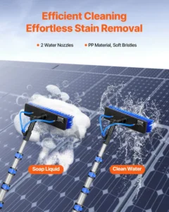 perche telescopique nettoyage panneaux solaire vevor 9m 2