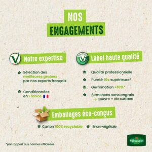 les engagements de vilmorin pour un gazon de qualité